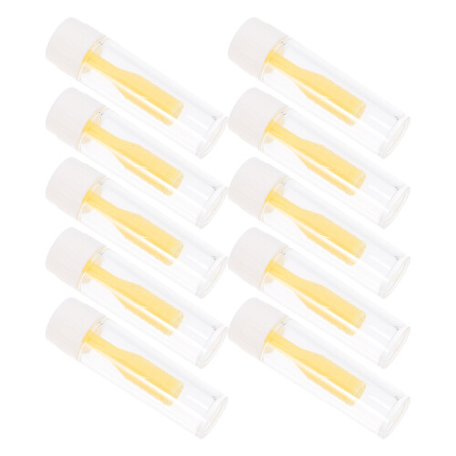 24Pcs Portable Yellow Silicone Contacts Lens Tools Small Size 1