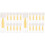 24Pcs Portable Yellow Silicone Contacts Lens Tools Small Size 4