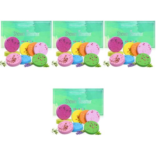 32Pcs Natural Bath Aroma Tablets Spa Essential Oil Shower Steamer Gift 2