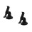 2Pièces Support Ventouse Noir Ajustable Pour GPS 7