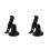 2Pièces Support Ventouse Noir Ajustable Pour GPS 8