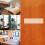 5Pcs Wall Mount Acrylic Name Plate Holders Clear Transparent Frames 5