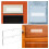 5Pcs Wall Mount Acrylic Name Plate Holders Clear Transparent Frames 6
