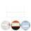 5Pcs Wall Mount Acrylic Name Plate Holders Clear Transparent Frames 7
