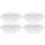 4Pcs Clear Decorative Glass Tea Kettle Lids Practical Home Supplies 4