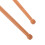 1Pair Beginner Drumsticks Khaki Wood with Cloth Grip for Practice Use 7
