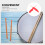 1Pair Beginner Drumsticks Khaki Wood with Cloth Grip for Practice Use 8