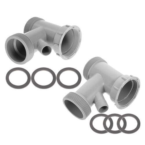 10Pcs Kitchen Sink Drain Pipe with V Bend Joint and Washer Set 2
