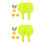 2Sets Durable ABS Hanging Table Tennis Trainer Interactive Kids Toy 6