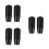 6Pcs Black Plastic Fireplace Handle Sleeve Oven Door Grip 8