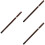 3Sets Bamboo Flute Dizi Multi Colored Musical Instrument for Playing 8