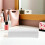 2St Ergonomisch Wit PU Manicure Armkussen Met Hartpatroon, Handsteun 4