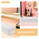 2St Ergonomisch Wit PU Manicure Armkussen Met Hartpatroon, Handsteun 8