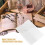 10Pcs Clear PVC Protective Book Covers for A5 Hardcover Notebooks 7