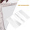 10Pcs Clear PVC Protective Book Covers for A5 Hardcover Notebooks 8
