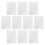 10Pcs Clear PVC Protective Book Covers for A5 Hardcover Notebooks 11