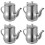 4Pcs Stainless Steel Oil Holder Practical Grease Container 7