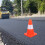 3Pcs Reflective Plastic Road Cones Orange for Outdoor Traffic Control 7