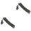 2Pcs Classical Guitar Support Stand Adjustable Guitar Foot Rest Black 5