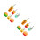 2Ensembles Accessoires Résine Décor Coloré 5