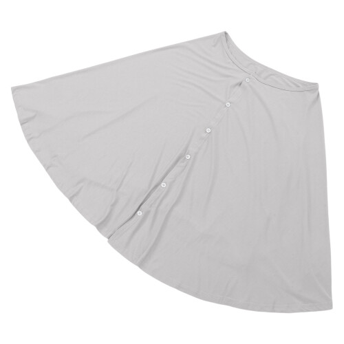 2Pcs Lightweight Nursing Covers Modal Fabric Breastfeeding Shawl Grey 1