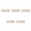 5Pcs PU Material Car Sun Visor Extension Beige for Daytime Driving 6