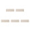 5Pcs PU Material Car Sun Visor Extension Beige for Daytime Driving 7