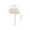 4Pcs Elegant White Flower Scent Diffuser Sticks for Bedroom & Office 3