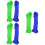 6Pcs Funny Skipping Ropes for Kids Assorted Colors Elastic Durable 7