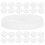 200Pcs White Plastic End Caps for Mailing Tubes Kraft Cardboard Covers 3