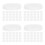200Pcs White Plastic End Caps for Mailing Tubes Kraft Cardboard Covers 8