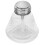 5Pcs Compact Transparent Glass Refillable Press Bottles for Travel Use 2