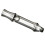 2Pcs Portable Metal Whistle Silver Emergency Survival Referee Keychain 2