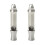 2Pcs Portable Metal Whistle Silver Emergency Survival Referee Keychain 4