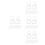 24Pcs Plastic Clips for Curtains Roller Blind Holders Clear and Sturdy 6