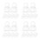 24Pcs Plastic Clips for Curtains Roller Blind Holders Clear and Sturdy 8