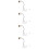 4Pcs Portable Clip Desk Lamp Holder White Adjustable Light Socket 9