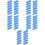 60Pcs Durable Blue Fret Erasers for Guitar Rust Oxidation Removal 7