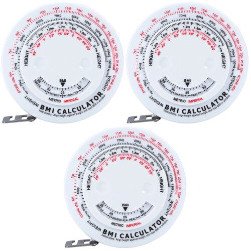 3Pièces Mètre Corps Retractable Design Pratique Durable 2