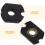 3Pcs PU Wrist Strap Yoke for Hunting and Training 8