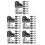100Pcs Mini Cute Tpr Erasers Piano Shape for Classroom Homework 8