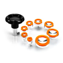 Screw Type Suction Watch Case Cover Opener Remover with 8 Glue  Kit Watch Repair Tool Accessories for Watchmakers-A