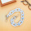 Sky-Blue Transparent Acrylic Purse Chain Replacement Bag Handle 7