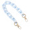 Sky-Blue Transparent Acrylic Purse Chain Replacement Bag Handle 11