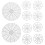 20Pcs White Plastic Pickle Jar Mesh Plates for Uniform Pressing 3
