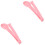 2Pcs Lovely Pink Plastic Cat Spoon Lightweight Feeding Accessory 5
