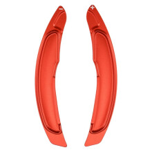 Red Aluminum Alloy Steering Wheel Paddle Shifter Extension for Lancer Evo X 2008-2016