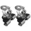Universal 2X a Pillar Hood Led Work Light Bar Mount Bracket Clamp Holder Offroad 1