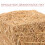 2Pcs Mini Stackable Hay Bales Khaki Faux Straw Decor 7