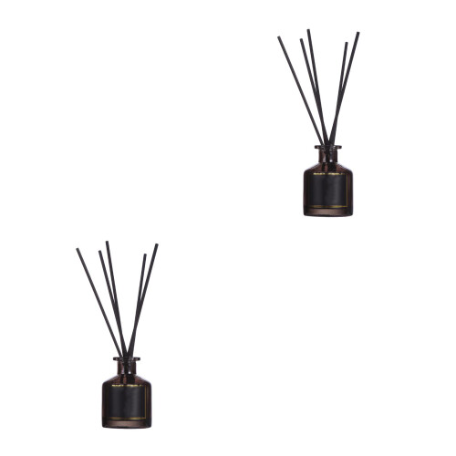 2Sets Aroma-Diffusor Set Mit Rattan- Und Ätherischem Öl, Bunt 2